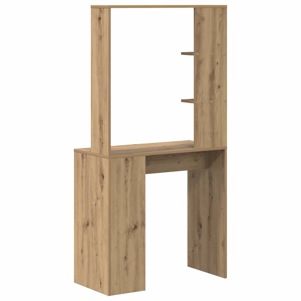 Stůl Artisanový Dub Kompozitní Dřevo 78,5 X 37 X 154,5 Cm