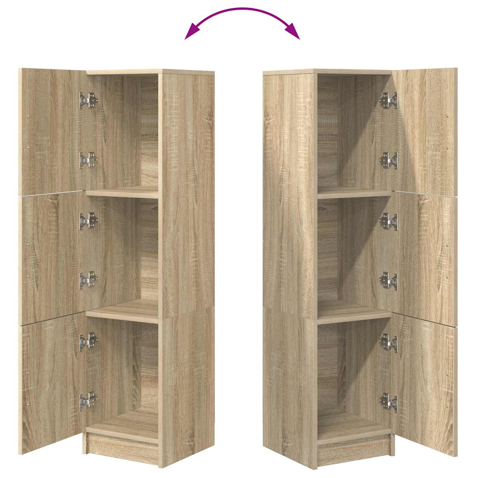 Vysoký Bufet Sonoma Dub 31.5 X 32 X 122.5 Cm