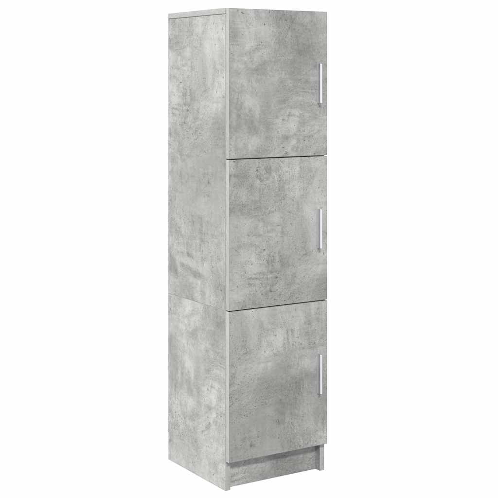 Vysoký Bufet Betonově Šedá 31.5 X 32 X 122.5 Cm