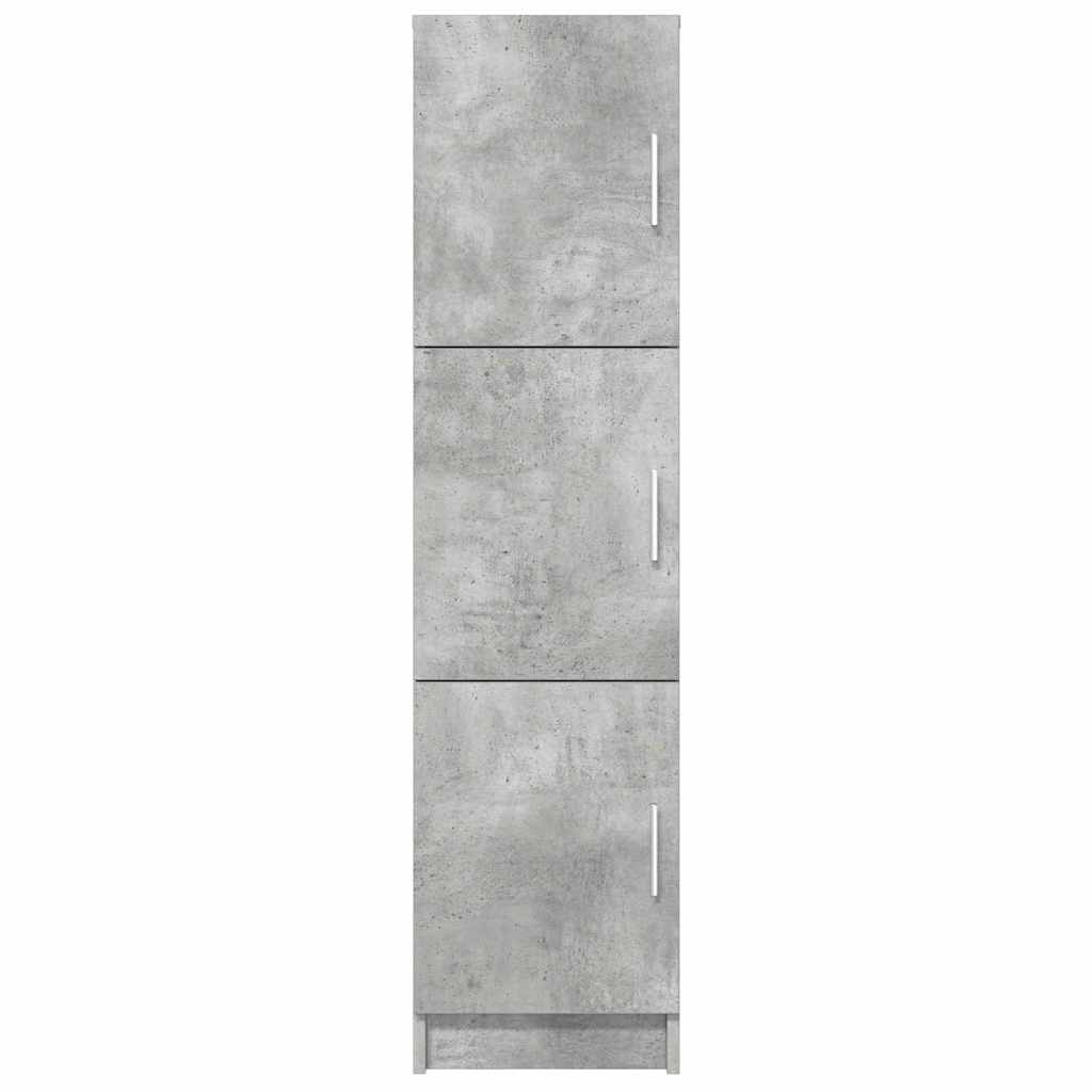 Vysoký Bufet Betonově Šedá 31.5 X 32 X 122.5 Cm
