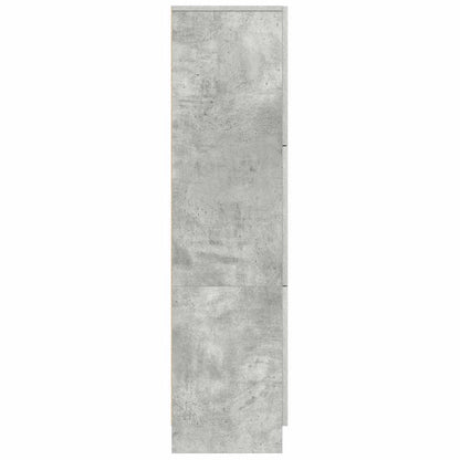 Vysoký Bufet Betonově Šedá 31.5 X 32 X 122.5 Cm