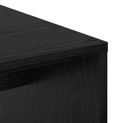 Stůl Černý Dub Kompozitní Dřevo 102 X 50 X 124 Cm