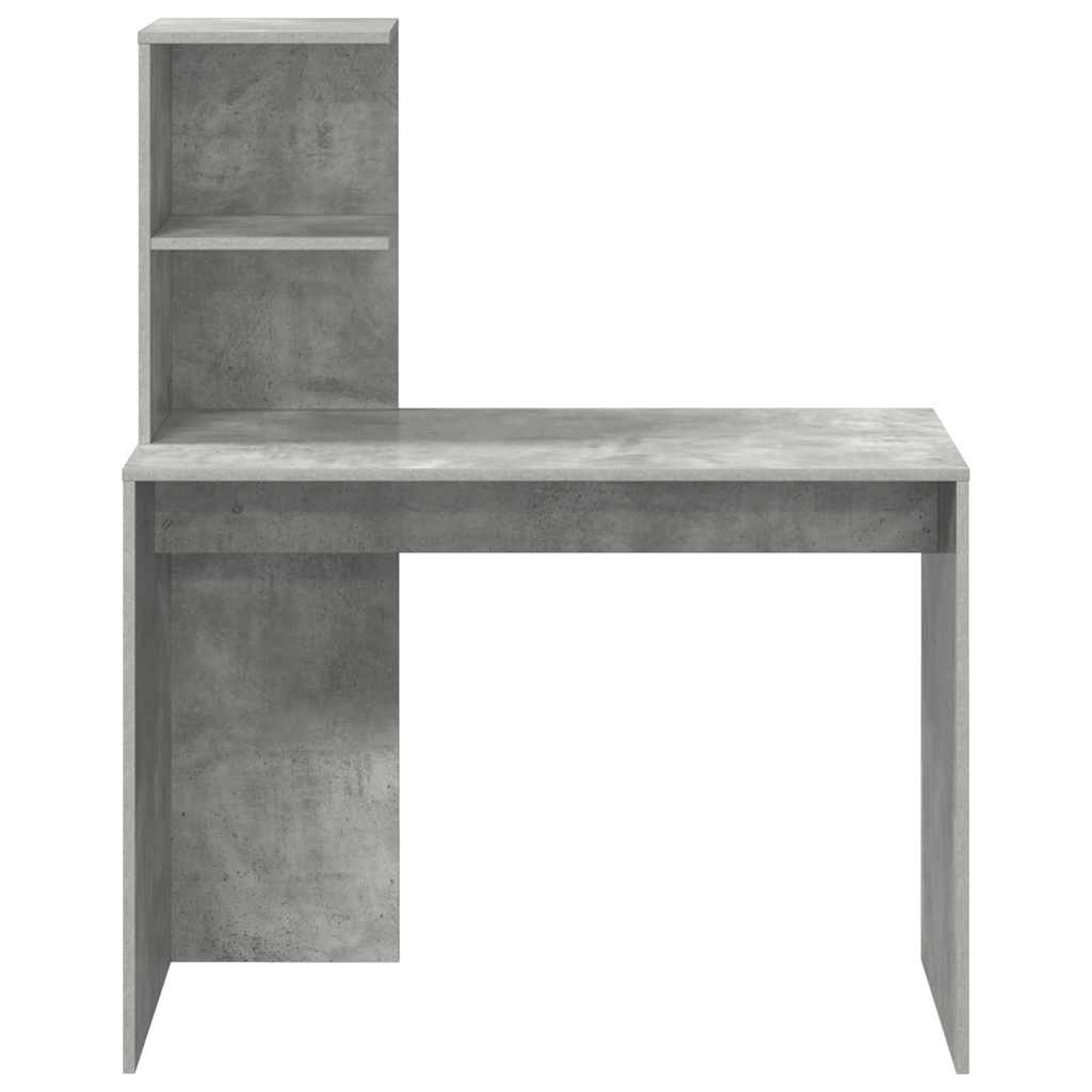 Stůl Betonově Šedá Kompozitní Dřevo 102 X 50 X 124 Cm