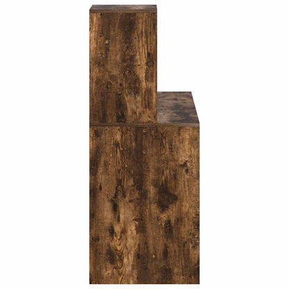 Stůl Kouřový Dub Kompozitní Dřevo 102 X 50 X 124 Cm
