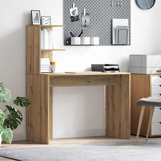 Stůl Artisanový Dub Kompozitní Dřevo 102 X 50 X 124 Cm