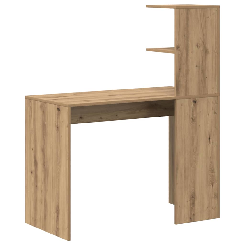 Stůl Artisanový Dub Kompozitní Dřevo 102 X 50 X 124 Cm