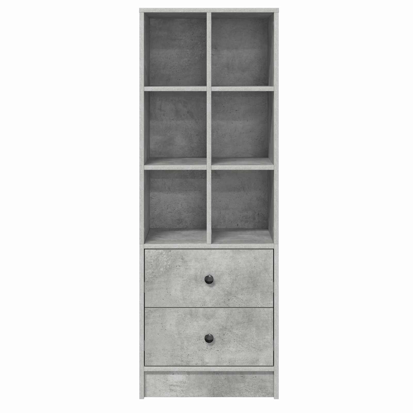 Vysoký Bufet Se Zásuvkou Betonově Šedá 45,5 X 34 X 127 Cm