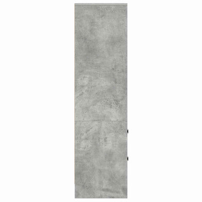 Vysoký Bufet Se Zásuvkou Betonově Šedá 45,5 X 34 X 127 Cm