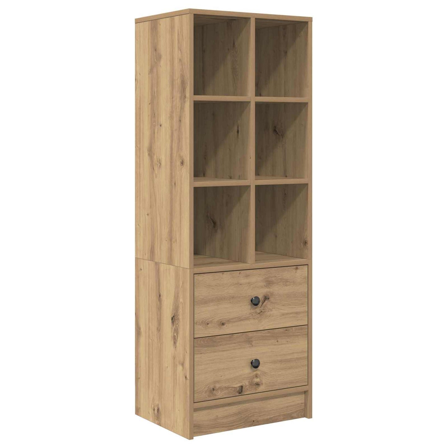 Vysoký Bufet Artisanový Dub 45,5 X 34 X 127 Cm
