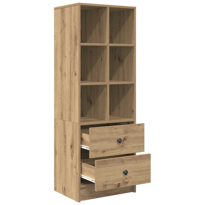 Vysoký Bufet Artisanový Dub 45,5 X 34 X 127 Cm