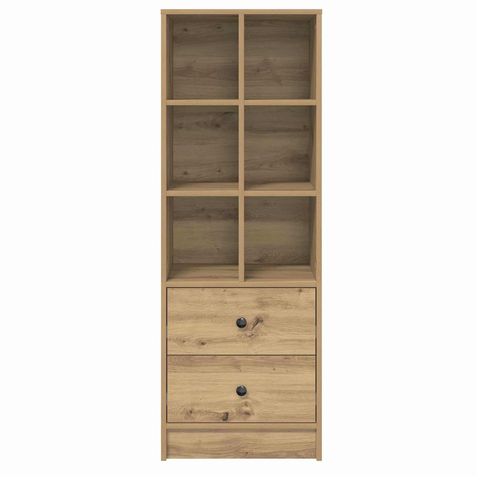 Vysoký Bufet Artisanový Dub 45,5 X 34 X 127 Cm
