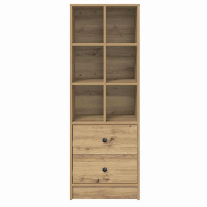 Vysoký Bufet Artisanový Dub 45,5 X 34 X 127 Cm