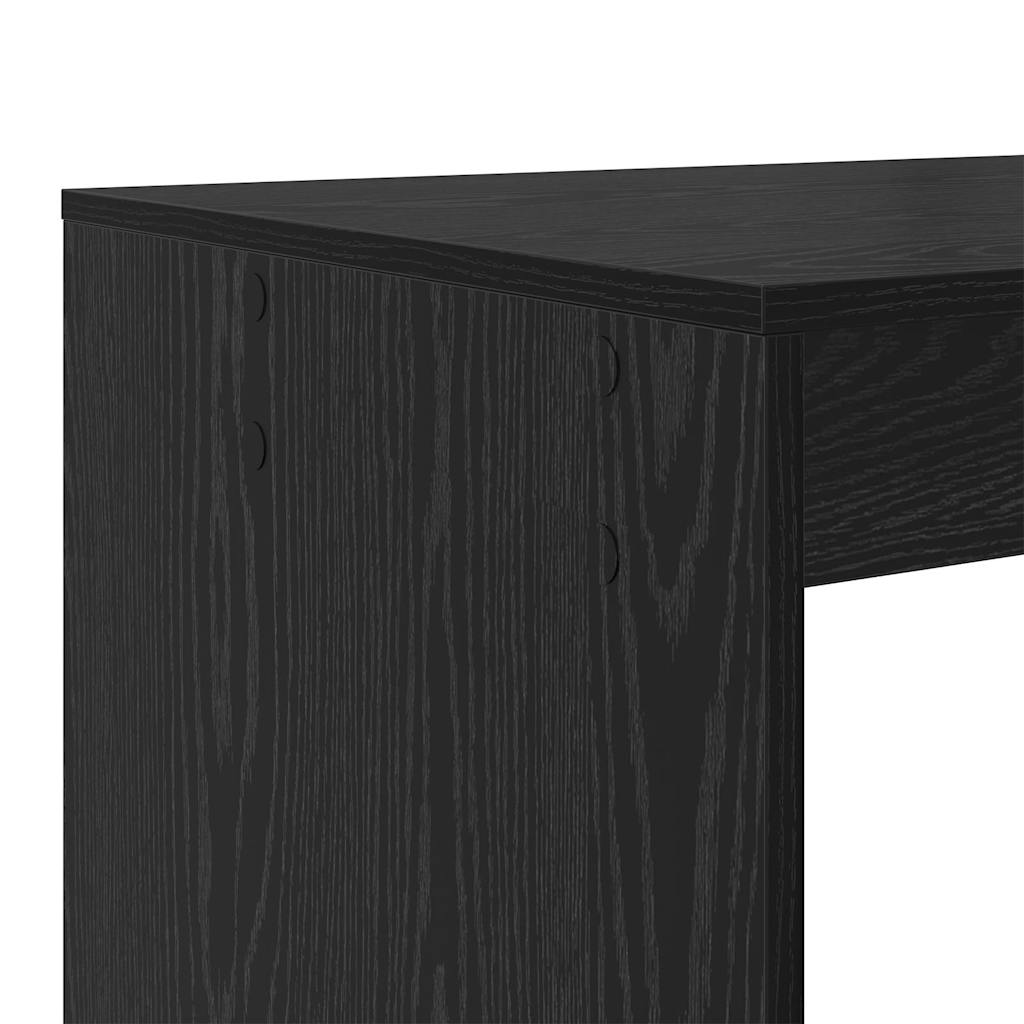 Stůl Černý Dub Kompozitní Dřevo 108 X 55 X 103.5 Cm
