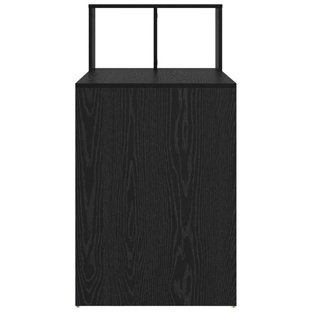 Stůl Černý Dub Kompozitní Dřevo 108 X 55 X 103.5 Cm