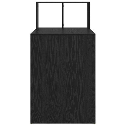 Stůl Černý Dub Kompozitní Dřevo 108 X 55 X 103.5 Cm