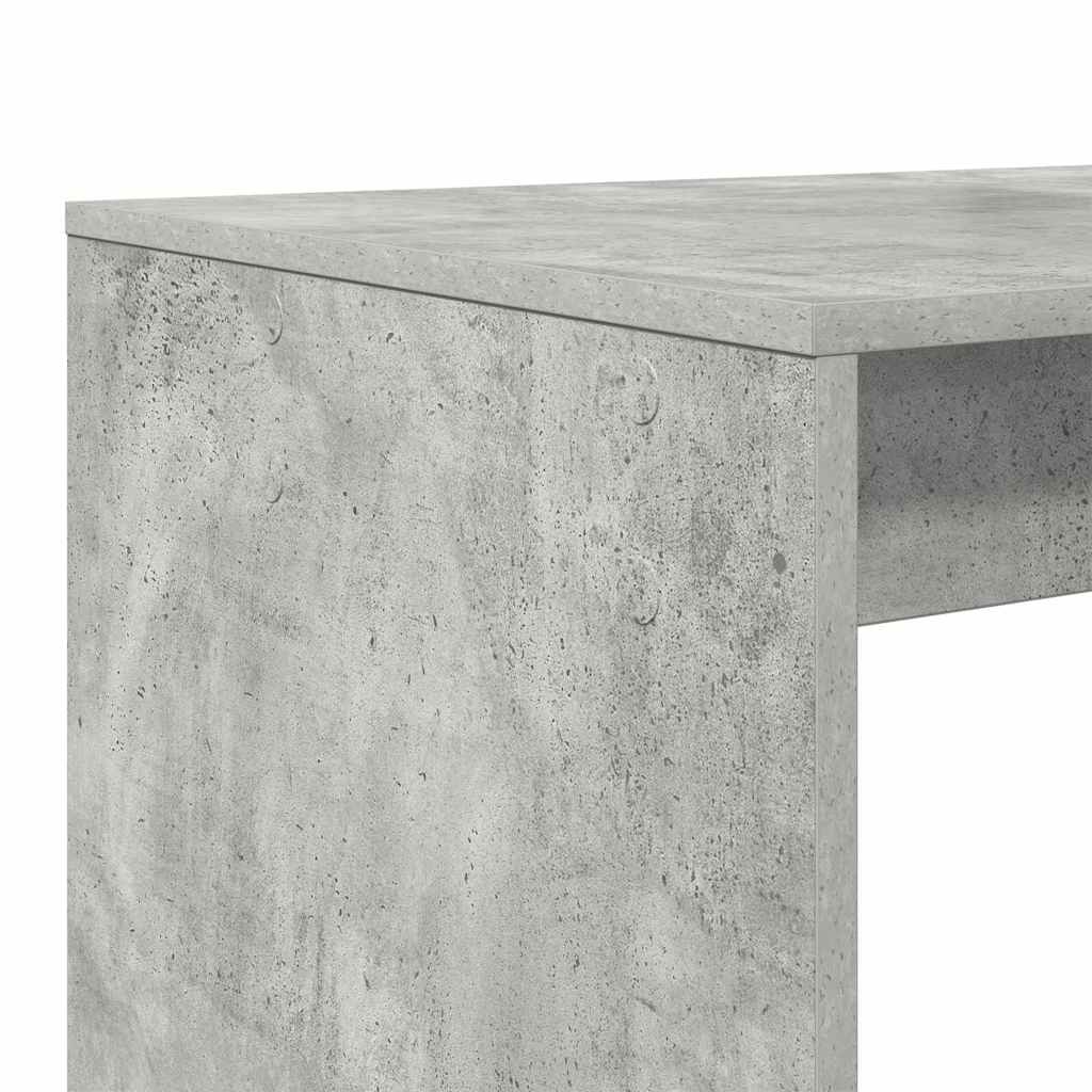Stůl Betonově Šedá Kompozitní Dřevo 108 X 55 X 103.5 Cm