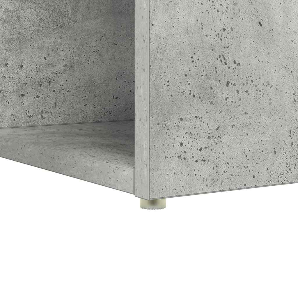 Stůl Betonově Šedá Kompozitní Dřevo 108 X 55 X 103.5 Cm