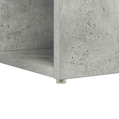 Stůl Betonově Šedá Kompozitní Dřevo 108 X 55 X 103.5 Cm