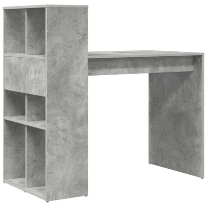 Stůl Betonově Šedá Kompozitní Dřevo 108 X 55 X 103.5 Cm