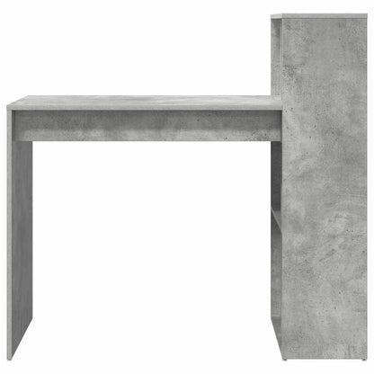 Stůl Betonově Šedá Kompozitní Dřevo 108 X 55 X 103.5 Cm