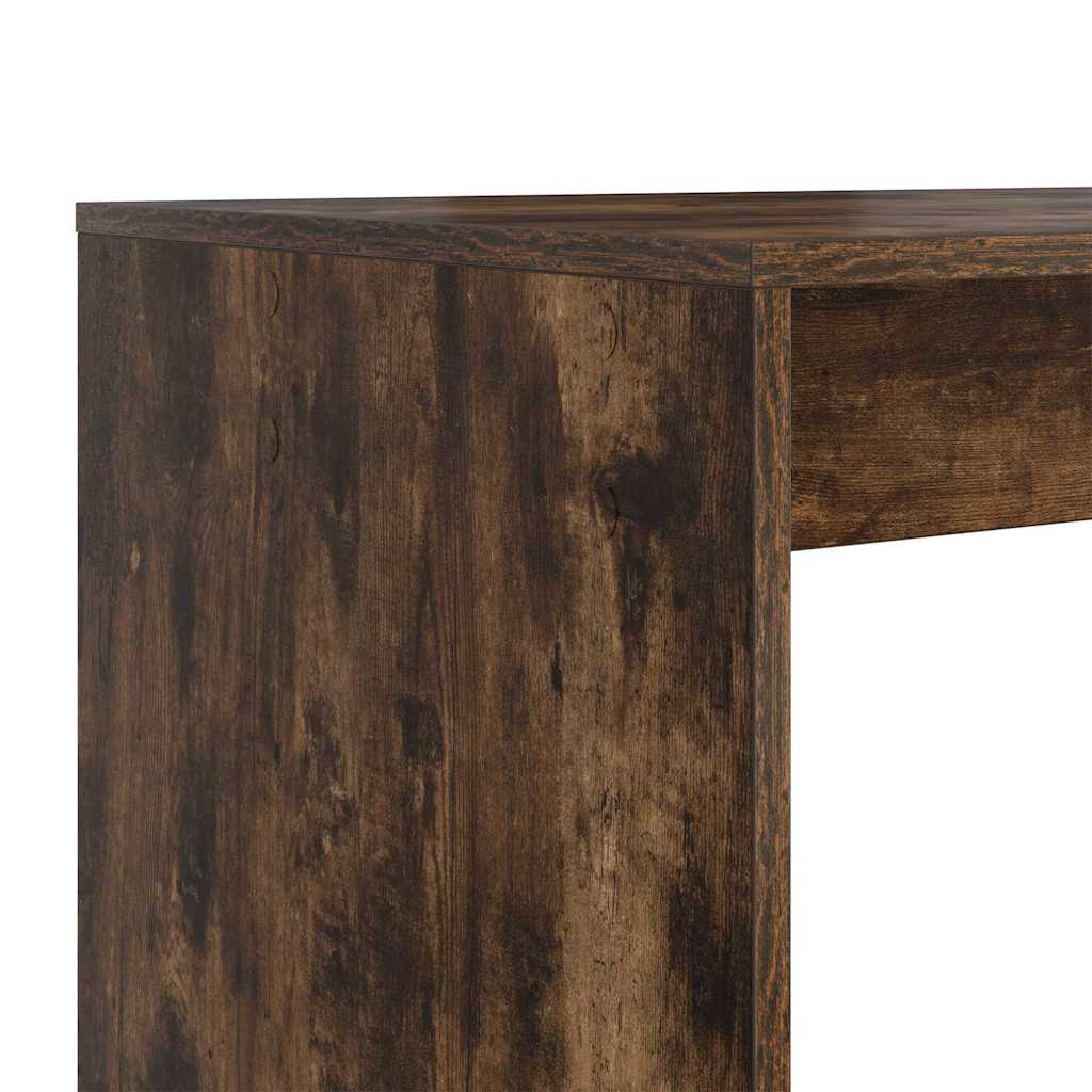 Stůl Kouřový Dub Kompozitní Dřevo 108 X 55 X 103.5 Cm