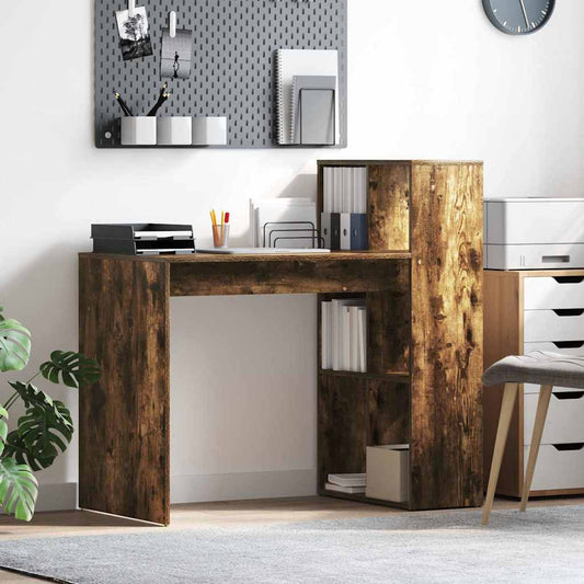 Stůl Kouřový Dub Kompozitní Dřevo 108 X 55 X 103.5 Cm