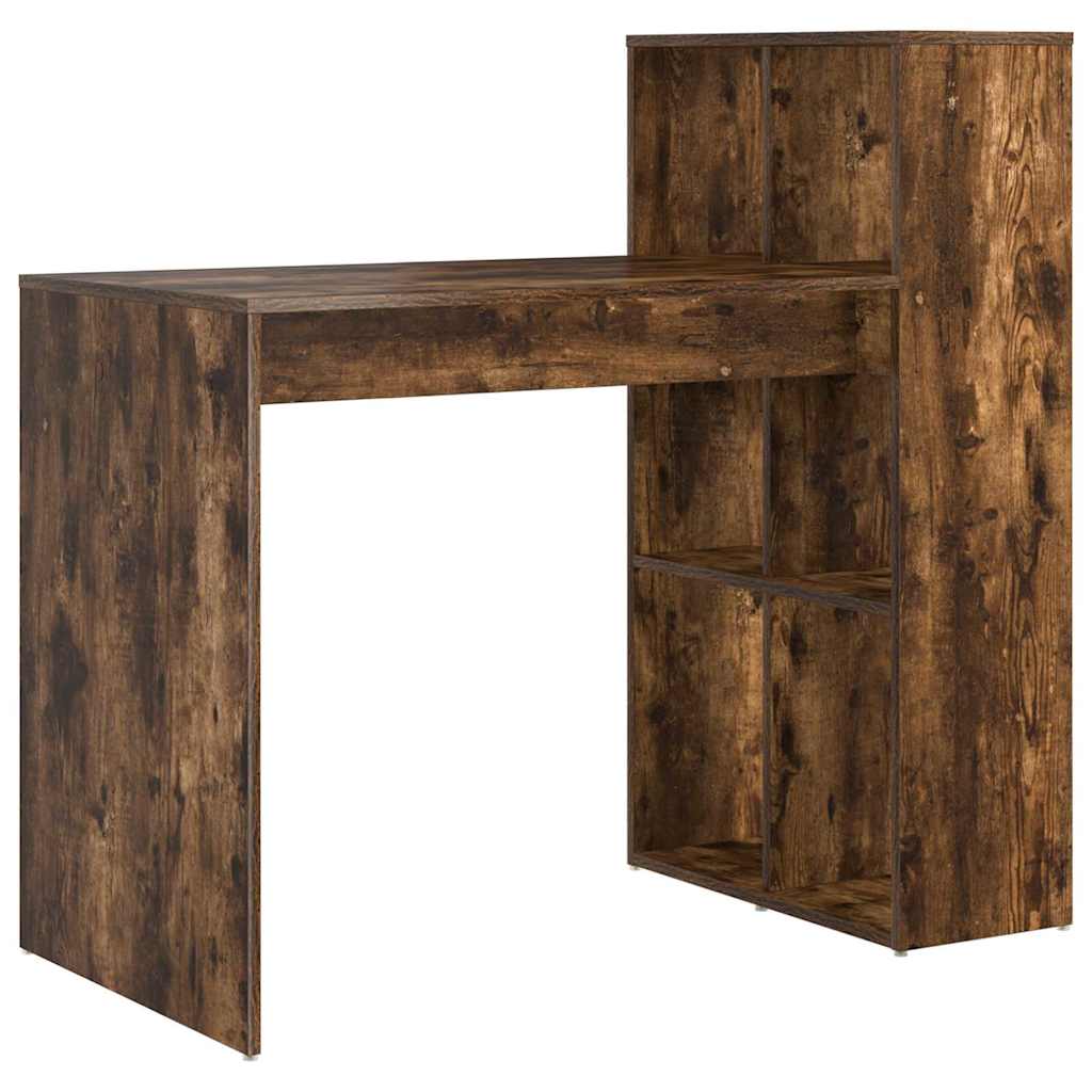 Stůl Kouřový Dub Kompozitní Dřevo 108 X 55 X 103.5 Cm