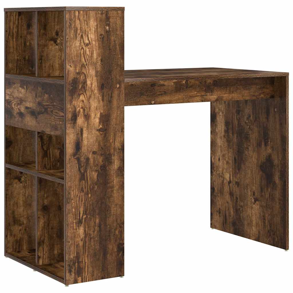 Stůl Kouřový Dub Kompozitní Dřevo 108 X 55 X 103.5 Cm