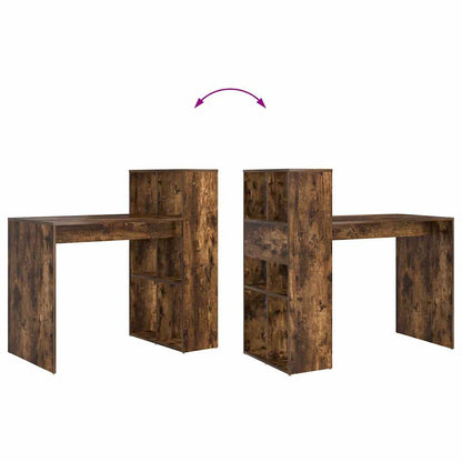 Stůl Kouřový Dub Kompozitní Dřevo 108 X 55 X 103.5 Cm