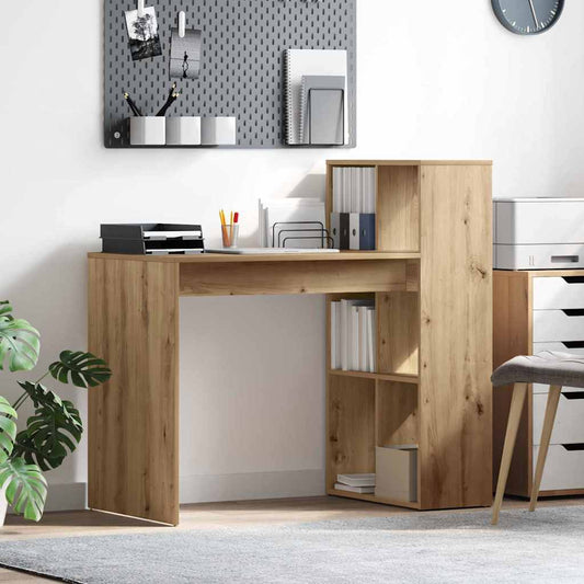 Stůl Artisanový Dub Kompozitní Dřevo 108 X 55 X 103.5 Cm