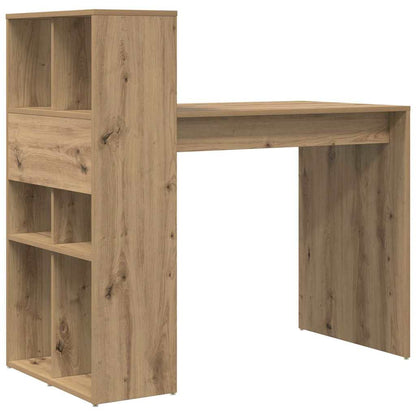 Stůl Artisanový Dub Kompozitní Dřevo 108 X 55 X 103.5 Cm