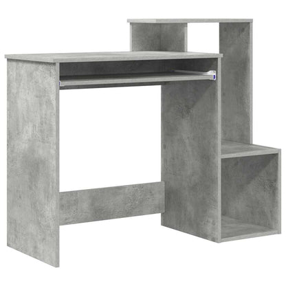 Stůl Betonově Šedá Kompozitní Dřevo 106 X 41 X 88.5 Cm