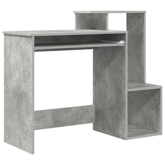 Stůl Betonově Šedá Kompozitní Dřevo 106 X 41 X 88.5 Cm