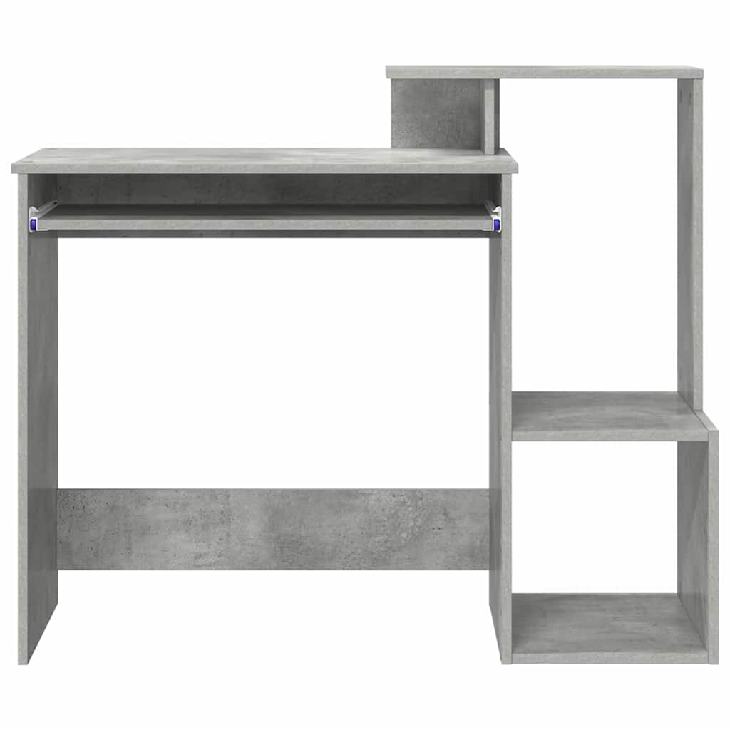 Stůl Betonově Šedá Kompozitní Dřevo 106 X 41 X 88.5 Cm