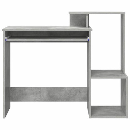 Stůl Betonově Šedá Kompozitní Dřevo 106 X 41 X 88.5 Cm