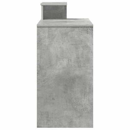 Stůl Betonově Šedá Kompozitní Dřevo 106 X 41 X 88.5 Cm