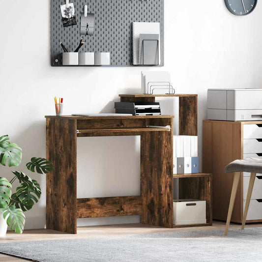 Stůl Kouřový Dub Kompozitní Dřevo 106 X 41 X 88.5 Cm