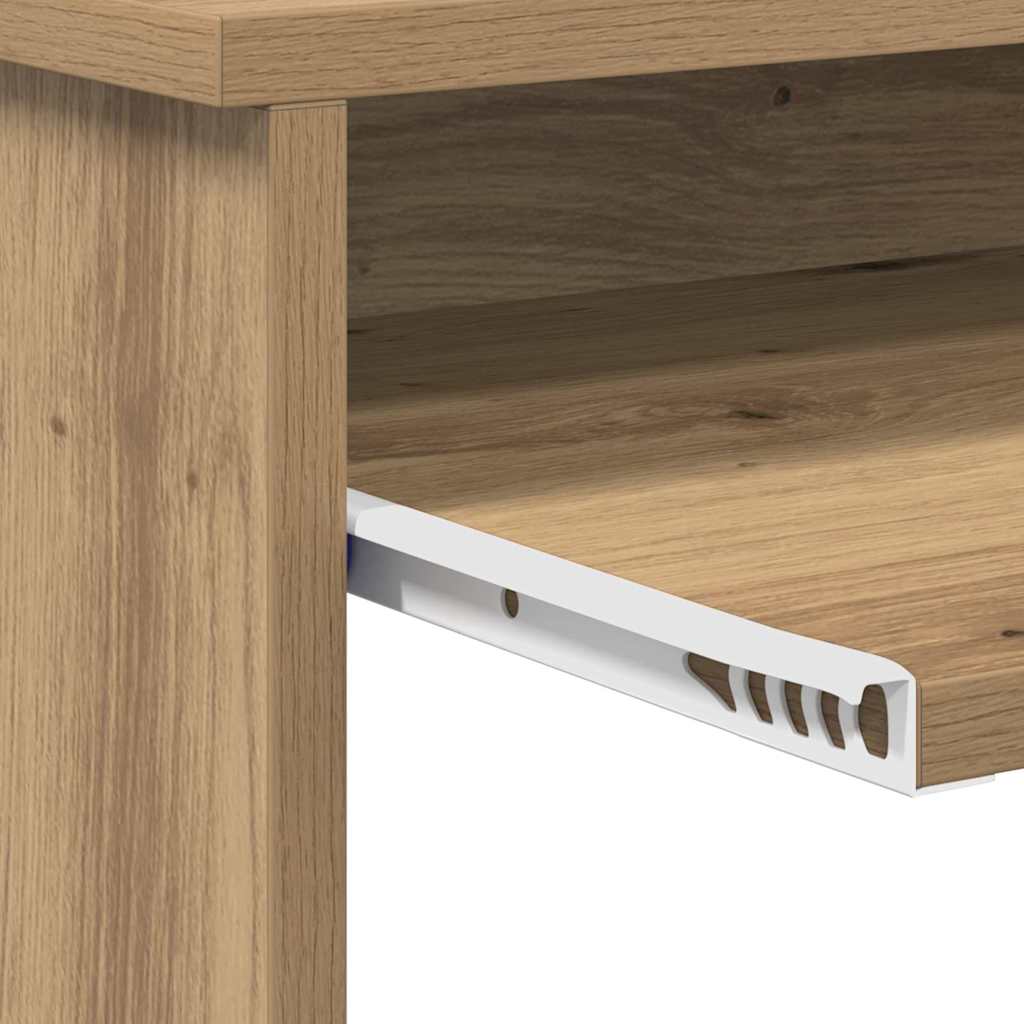 Stůl Artisanový Dub Kompozitní Dřevo 106 X 41 X 88.5 Cm