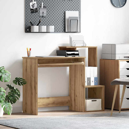 Stůl Artisanový Dub Kompozitní Dřevo 106 X 41 X 88.5 Cm