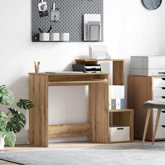 Stůl Artisanový Dub Kompozitní Dřevo 106 X 41 X 88.5 Cm