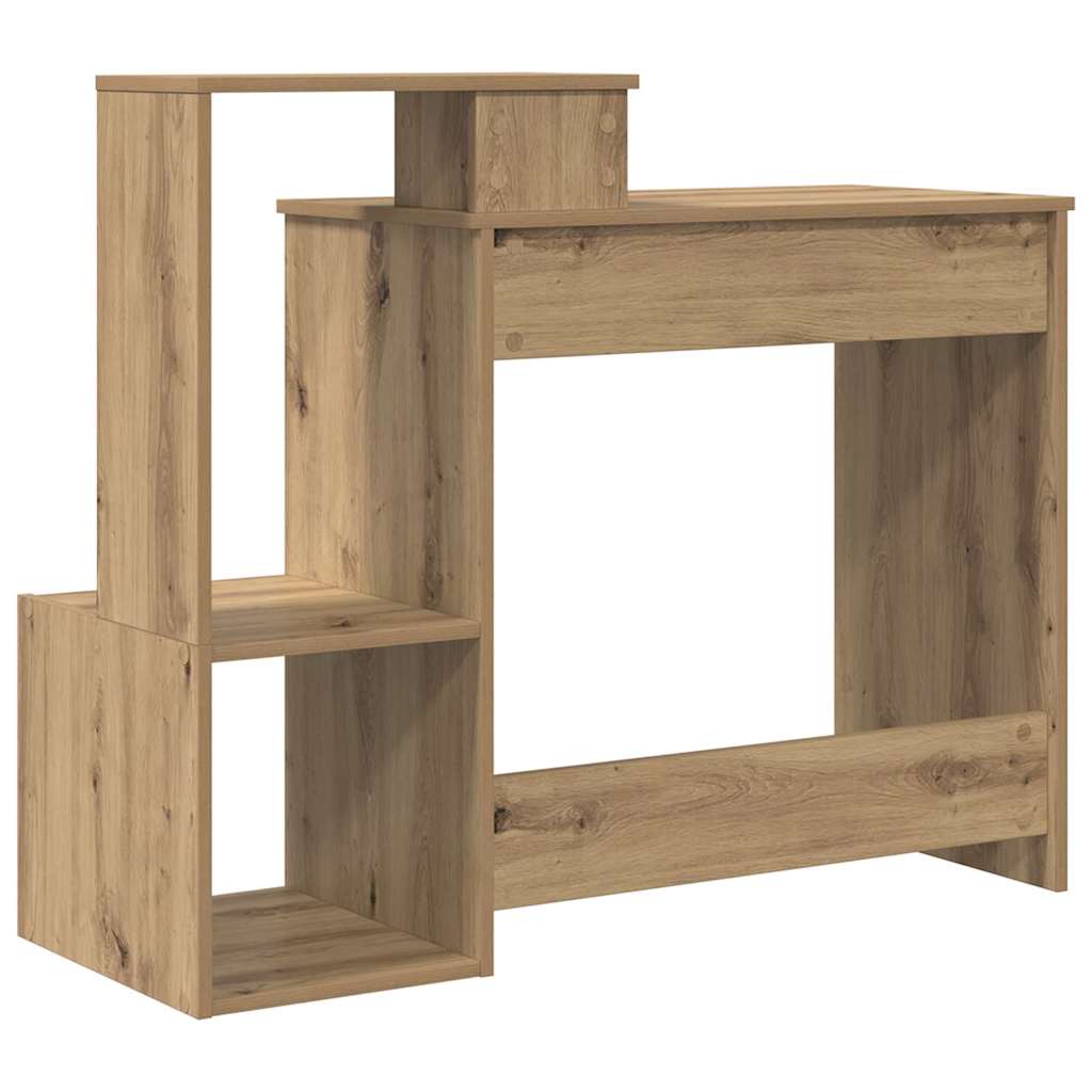 Stůl Artisanový Dub Kompozitní Dřevo 106 X 41 X 88.5 Cm