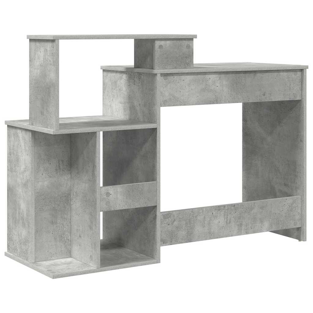 Stůl Betonově Šedá Kompozitní Dřevo 120,5 X 44 X 88,5 Cm