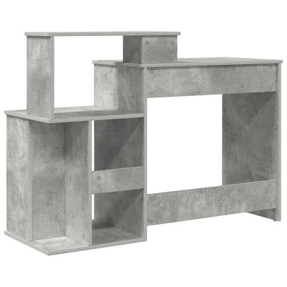 Stůl Betonově Šedá Kompozitní Dřevo 120,5 X 44 X 88,5 Cm