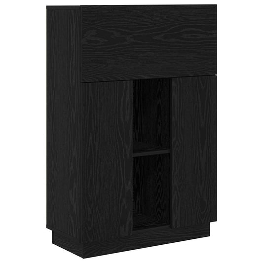 Stůl Černý Dub Kompozitní Dřevo 71,5 X 31,5 X 106,5 Cm