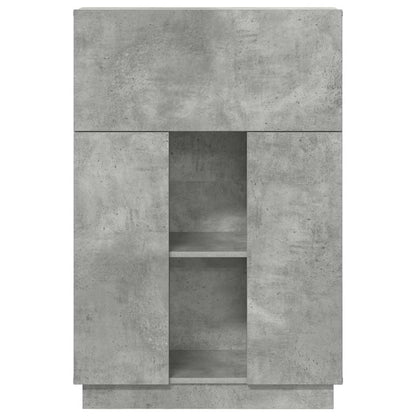 Stůl Betonově Šedá Kompozitní Dřevo 71,5 X 31,5 X 106,5 Cm