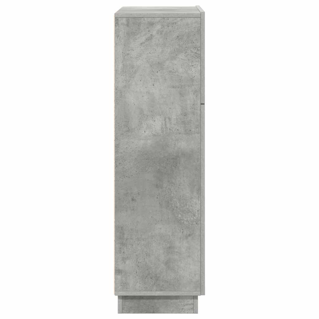 Stůl Betonově Šedá Kompozitní Dřevo 71,5 X 31,5 X 106,5 Cm