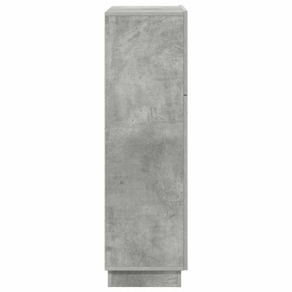 Stůl Betonově Šedá Kompozitní Dřevo 71,5 X 31,5 X 106,5 Cm