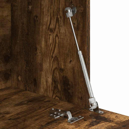 Stůl Kouřový Dub Kompozitní Dřevo 71,5 X 31,5 X 106,5 Cm