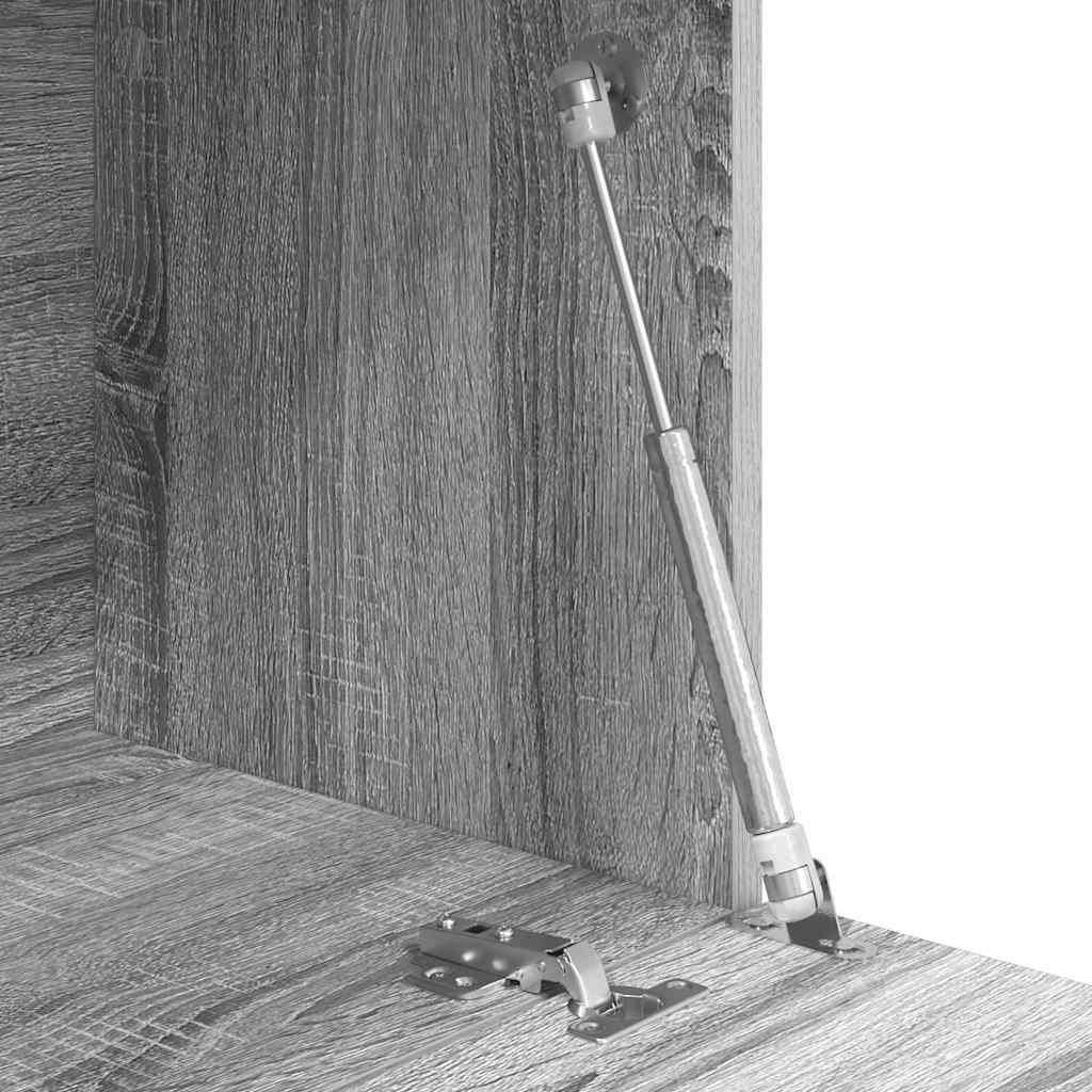 Stůl Šedá Sonoma Kompozitní Dřevo 71,5 X 31,5 X 106,5 Cm