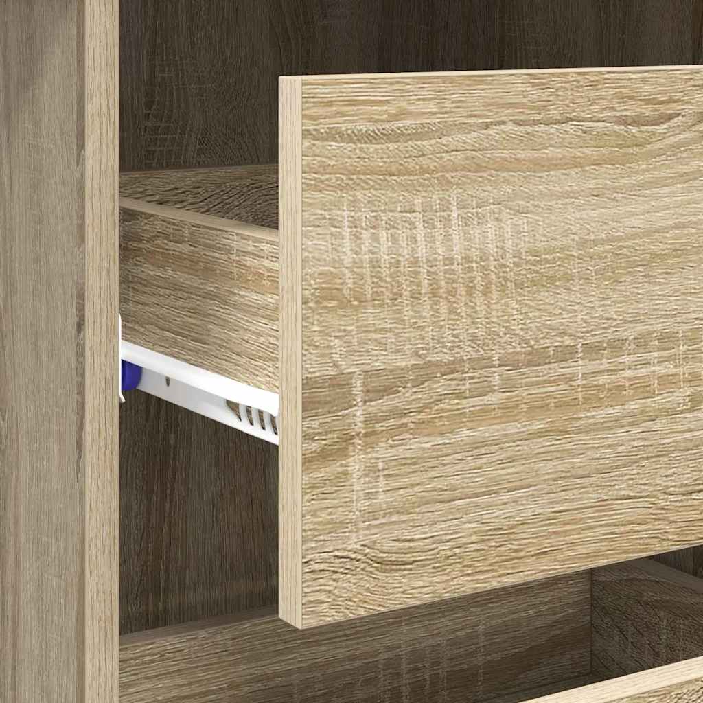 Stůl Sonoma Dub Kompozitní Dřevo 90 X 37.5 X 75 Cm